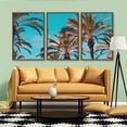 thumbnail image 3 of IDEA4WALL 3 Piece Canvas Wall Art Tropical Palm Trees Canvas Prints Framed Wall Art Decor, 3 of 4