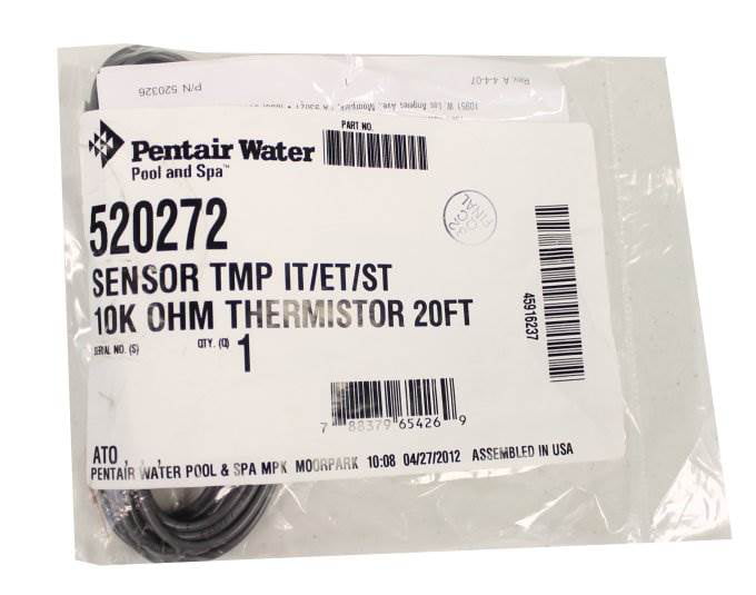 New Pentair 520272 Water Air Solar Temperature Sensors IntelliTouch 2 20 Ft 