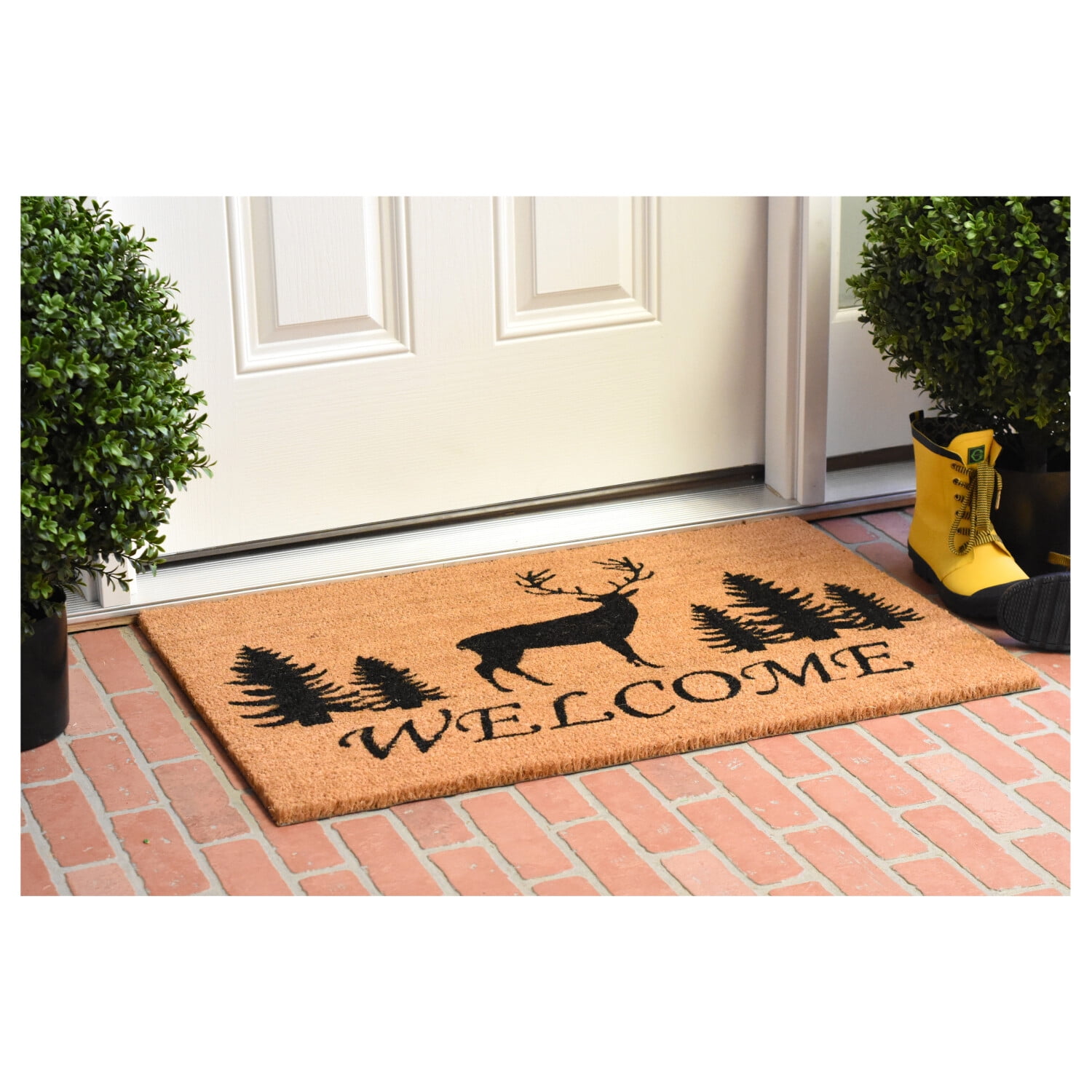 Calloway Mills Elk Forest Welcome Outdoor Doormat 17" x 29"