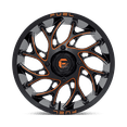 thumbnail image 3 of Fuel UTV Aluminum Rim D780 RUNNER UTV 22X7in Gloss Black Milled Orange Finish, D7802270A540, 3 of 3