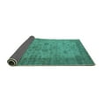 thumbnail image 2 of Ahgly Company Indoor Rectangle Oriental Turquoise Blue Industrial Area Rugs, 7' x 9', 2 of 4