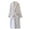 White, variant on Women‘s Flannel Robe Soft Plush Kimono Long Sleeve Cozy Bathrobe with Pockets Sleepwear Loungewear