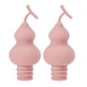 thumbnail image 2 of 2 tapones de corcho reutilizables con forma de calabaza para botellas de champán. Rosado, 2 of 9