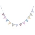 thumbnail image 2 of Banderines de tela colorida, bandera, boda, Baby Shower, fiesta infantil, decoración artística 14 Colcomx Bandera del empavesado de la tela, 2 of 8