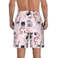 thumbnail image 3 of Kdxio Cat Pattern Mens Casual Shorts - Drawstring Summer Beach Sports Shorts for Men, 3 of 9