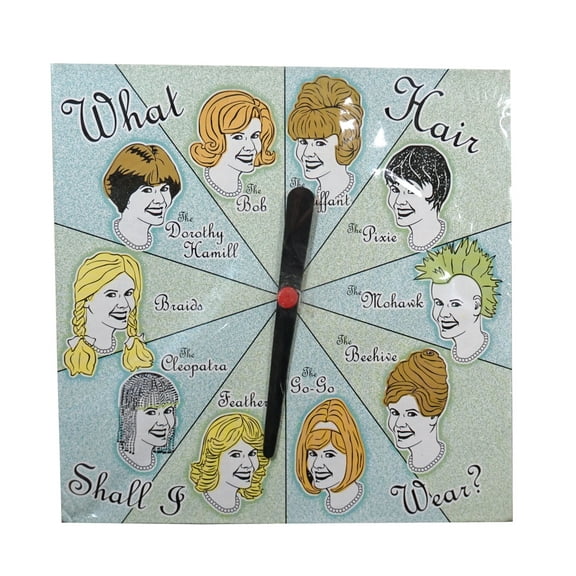 What Hair Shall I Wear?  Novelty Decision Spinner