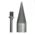 thumbnail image 5 of Grofry Carbon Steel Firewood Electric Hammer Drill Splitter Cone for Log Wood Splitting, 5 of 8