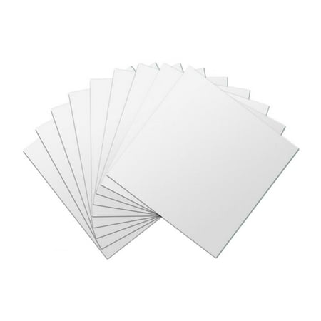 Decorative Wall Art Tiles Yosoo 25pcs DIY Square Mirror Wall Stickers - 15cm Self-adhesive Tiles 3D Mirror Decor for DIY Acryli,Reflective Mirror Mosaic Square Decorative Wall Stickers ()