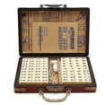 thumbnail image 2 of 2023 New 144tiles Mah Jong Game Set Chinese Traditional Mahjong + English Instruction Hot, 2 of 4