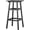Black, variant on Outdoor Bar Table, HDPE Patio Bar Height Table, All Weather Bistro Pub Table for Deck Porch Backyard Garden, Black