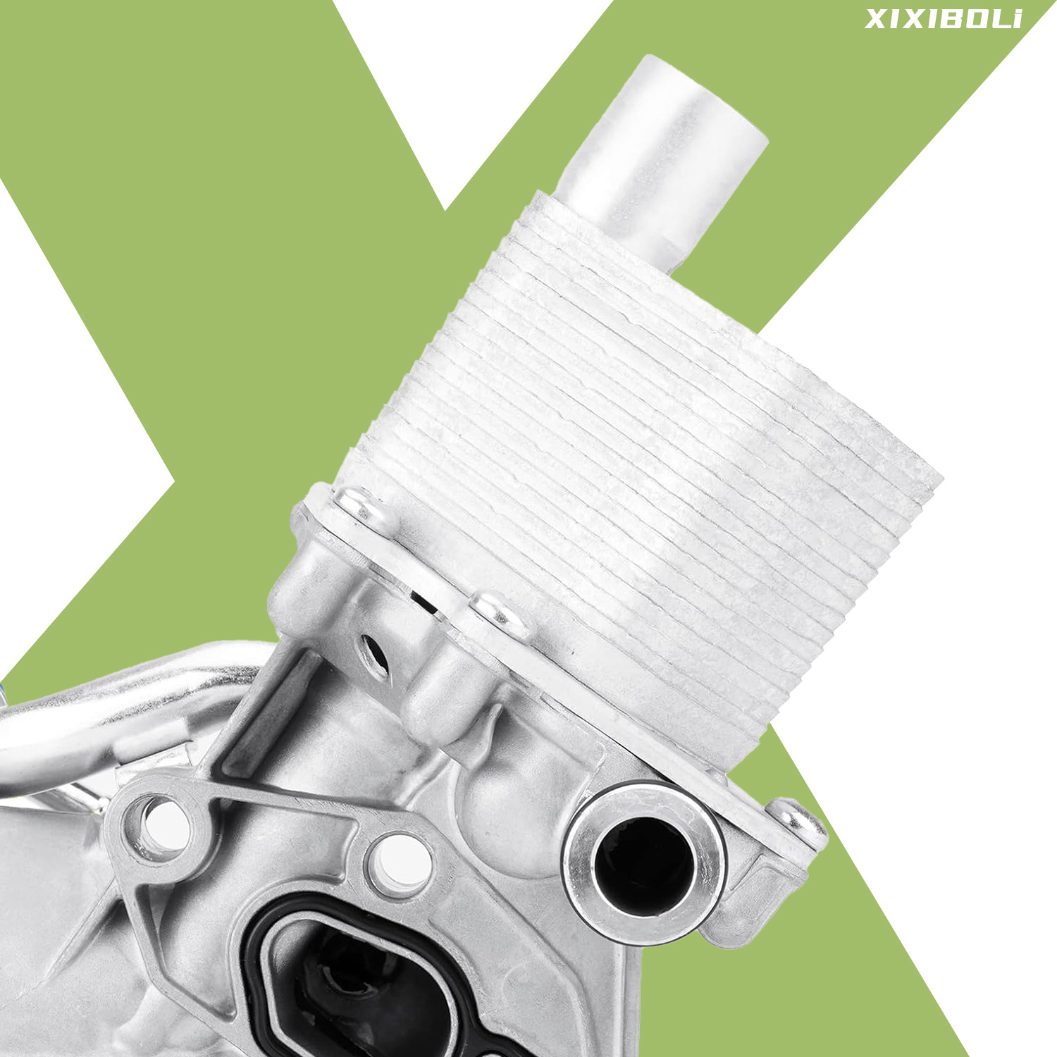 Engine Oil Cooler Filter Housing Assembly Adapter With Gasket Insert Compatible with Chevy Cruze Oil Cooler 2011-2021 Compatible with Sonic Trax Buick Encore 1.4L Turbo