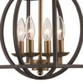 thumbnail image 5 of Trans Globe Lighting 11184 AG-BK Arzio 4 Light 12" Wide Pendant - Gold, 5 of 7