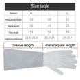 thumbnail image 4 of M/L/TG Gants de Protection à Manches Longues pour Élagage de Fleurs en Cuir Blanc m, 4 of 8