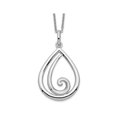 thumbnail image 1 of Remember Me Always Pendant Necklace in Sterling Silver with Chain, 1 of 4