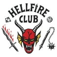 thumbnail image 2 of Netflix Junior's Stranger Things Welcome to the Hellfire Club Graphic T-Shirt, 2 of 3