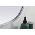 thumbnail image 6 of MR2B2430BRS-Elegant Decor-Brynn - Metal Frame Oval Mirror In Modern Style-30 Inches Tall and 24 Inches Wide-Brass Finish, 6 of 7