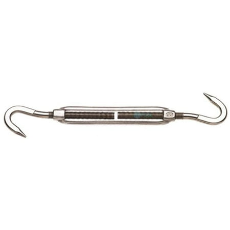 

8 mm Stainless Steel Turnbuckle Euro Type Hook & Hook