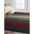 thumbnail image 1 of 5 x 8 Pi Contemporain à la Main Noué Laine Métier Zone Tapis&44; Multicolore, 1 of 1