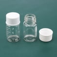 thumbnail image 2 of Clear Glass Bottles Vial Liquid Sampling Sample Glass Bottles Vials Screwcap Capacity 7ml Pack of 24, 2 of 6