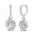 thumbnail image 1 of Arete de Flor de Loto Bañado en Plata, 1 of 6