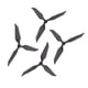 thumbnail image 4 of Hélices De Fibra De Carbono De 3 Cuchils Cuchils De Bajo Ruido Apoyos Silenciosos Plegables Repuesto De Liberación Rápida Par , 2 Pa Soledad Hélice de tres hojas Drone, 4 of 5