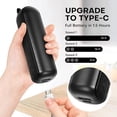 thumbnail image 3 of Mini Fan Handheld, 3 Speeds Rechargeable Quiet Mini Handheld Fan[9-15 Working Hours], Portable USB, 3 of 5