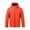 A134-Orange, variant on Athletic Jacket for Men Hooded Zipper Up Outdoor Jacket Lightweight Wind Rain Resistant Color Block Running Outerwear Tops