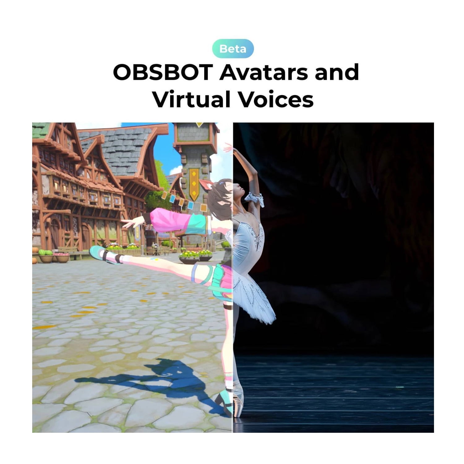 OBSBOT Tiny 3 AI-Powered Spatial Audio 4K PTZ Webcam with Gesture & Voice Control, Stream Deck and Switch 2 Compatible