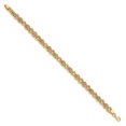 thumbnail image 2 of Auriga Fine Jewelry 14K Yellow Gold Fancy Link Bracelet 7.5 inch for Women, 2 of 5