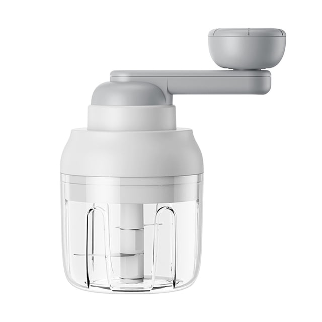 Pisexur Batería de cocina Picadora de modo manual, portátil, para ajo, jengibre, pimienta, carne, verduras, procesador de alimentos, restaurante, repostería, molinill para la cocina del hogar
