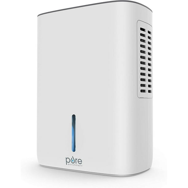 Pure Enrichment PureDry Deluxe Dehumidifier - Mid-Sized 1.5L Water Tank Eliminates 500ml/day in Excess Moisture from Closets, Bathrooms, Basements, Boats, Kitchens and Other Small to Mid-Sized Areas