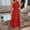 Red, variant on Oplxuo Womens One Shoulder Summer Maxi Dress Smocked Flowy Boho Beach Long Sundress Sleeveless Wedding Guest Dresses