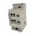 thumbnail image 2 of 1/87 escena de arquitectura de casa japonesa en miniatura, modelo de diseño ferroviario, modelo ensamblado para mesa de arena, modelo de ferrocarril 7.5CMX11CMX14.5cm, 2 of 8
