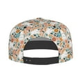 thumbnail image 4 of Fotbe Cute Rabbit Floral Flat Bill Visor Cap Classic Snapback Hat Polyester Foam Trucker Hat Trucker Cap Adjustable Baseball Cap, 4 of 9