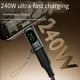 thumbnail image 4 of Adaptador USB 4 de 80 Gbps con Pantalla Digital USB 4 V2.0 de 80 Gbps, Cable OTG Tipo C A Tipo C, 240 W, 8 K,, 4 of 5