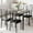 grey, variant on 5 Piece Dining Table Set for 4, Modern Rectangular Dinette Set Furniture for Small Space, Apartment