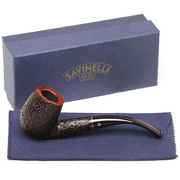 Savinelli Roma - Rome Inspired Wood Pipes, Hand Crafted & Unique Handmade Briar Pipe, Bent Billiard Traditional Wood Pipe From Italy  (606 KS)