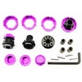 thumbnail image 2 of Hot Racing  17 mm Savage Flux Warlock Wheel Adapter, Anodized Purple & Black, 2 of 4