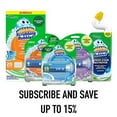 thumbnail image 2 of Scrubbing Bubbles Fresh Gel Toilet Bowl Cleaning Stamps, Helps Keep Toilet Clean and Helps Prevent Limescale & Rings, Rainshower Scent, 1 Dispenser with 24 Fresh Gel Stamps, 2 of 8