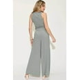 thumbnail image 4 of Basic Bae Full Size Ribbed Tank and Wide Leg Pants Set - Rosa Apparel, 4 of 11