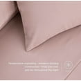 thumbnail image 3 of Chezmoi Collection Extra Soft Bed Sheets Set, Double Brushed Microfiber 14-Inches Deep Pockets, 3-Piece Sheet Set, Twin, Woodrose, 3 of 8