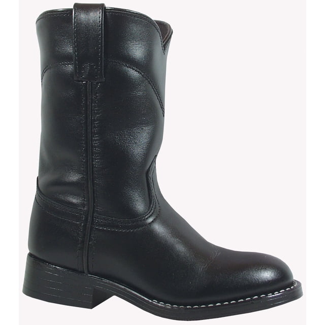 Roper de CUERO Negro Smoky Mountain Talla EE. UU.: 7 ROPER HEEL