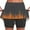 Orange, variant on Jacenvly New Sport Skirts Women Leisure Women's Summer Gradient Color Print Pleated Tennis Skirts Athletic Stretchy Yoga Fake Two Piece Shorts Skirt Breathable Dark Blue