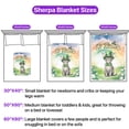 thumbnail image 5 of Happy St. Patrick’s Day Devon Rex with Green Hat Shamrocks Rainbow Cozy Sherpa Blanket Cat Lover Kitten Owner Gifts Warm Soft Throw Blanket - 03007, 5 of 5