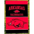 thumbnail image 1 of BSI Products 83342 Arkansas Razorbacks 2-Sided Garden Flag, 1 of 1
