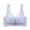 Silver Bras for Women, variant on SMihono Comfort Bra Women Push Up Lace Wirefree Bras No Underwire Bralette Wide Shoulder High Support Sport Bras Mint Green 38