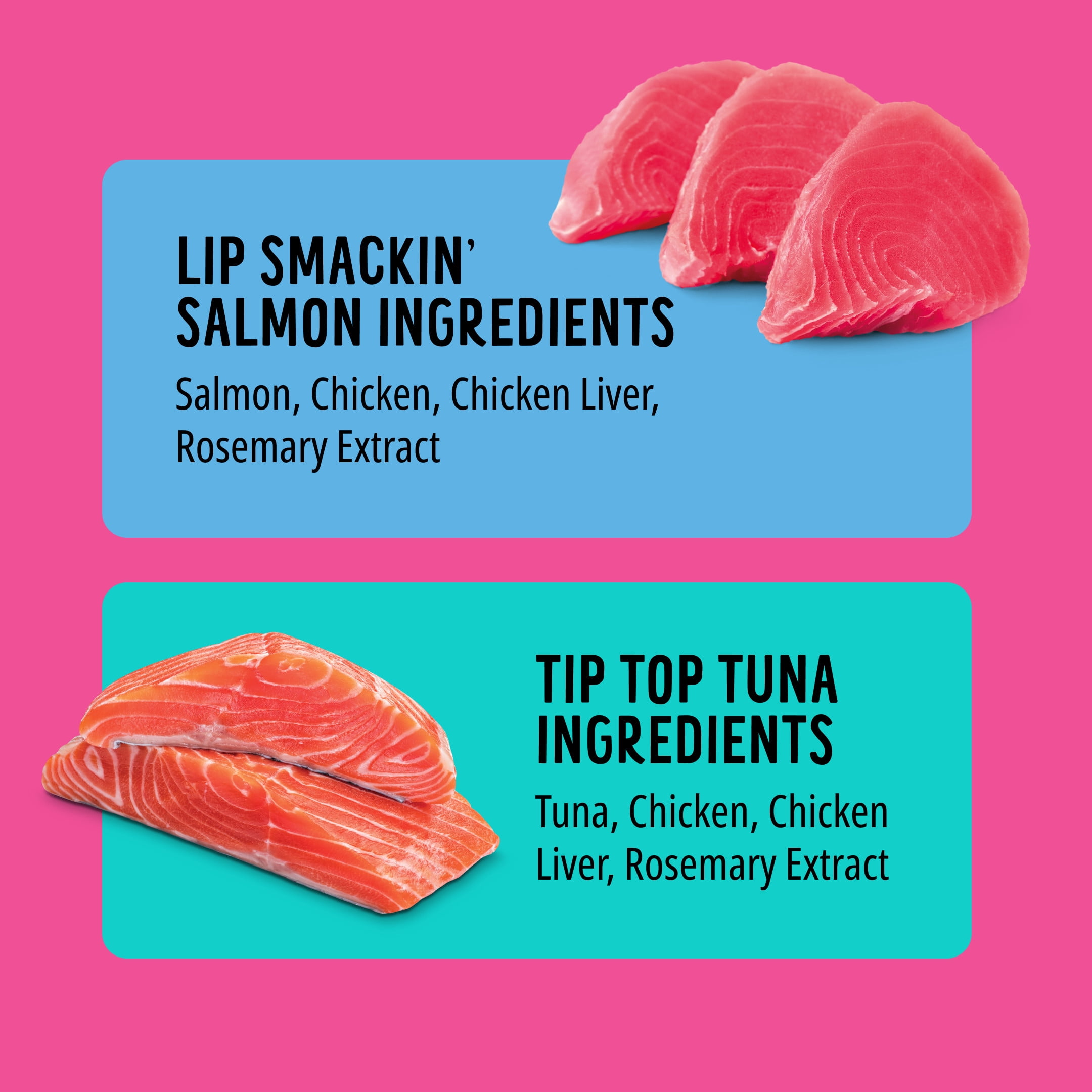BONKERS Purrpops Freeze-Dried Tuna & Salmon Flavored Lollipop Treats for Cats, 18 Pack