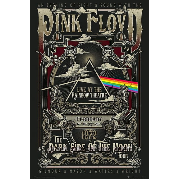 Pink Floyd - Music / Music Poster / Print (Live At The Rainbow Theatre)
