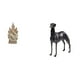 thumbnail image 1 of Estatua católica,Colección de figuritas de la Sagrada Familia,Escultura católica de la Santísima Virgen María,Estatua de perro de resina,Estatua de perro galgo de resina con forma de animal, 1 of 8