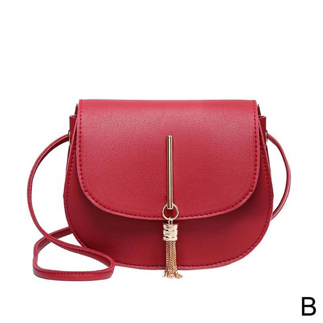 Bolso de hombro con borlas para mujer, bolsos de cuero PU, bolsos cruzados a la moda para mujer, bolsos con solapa, bolsos de lujo, bolsos de diseñador para mujer Adepaton 2031443-2